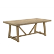 Best Master Furniture Malibu 7-Piece Transitional Driftwood Rectangle Dining Set