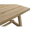 Best Master Furniture Malibu 7-Piece Transitional Driftwood Rectangle Dining Set