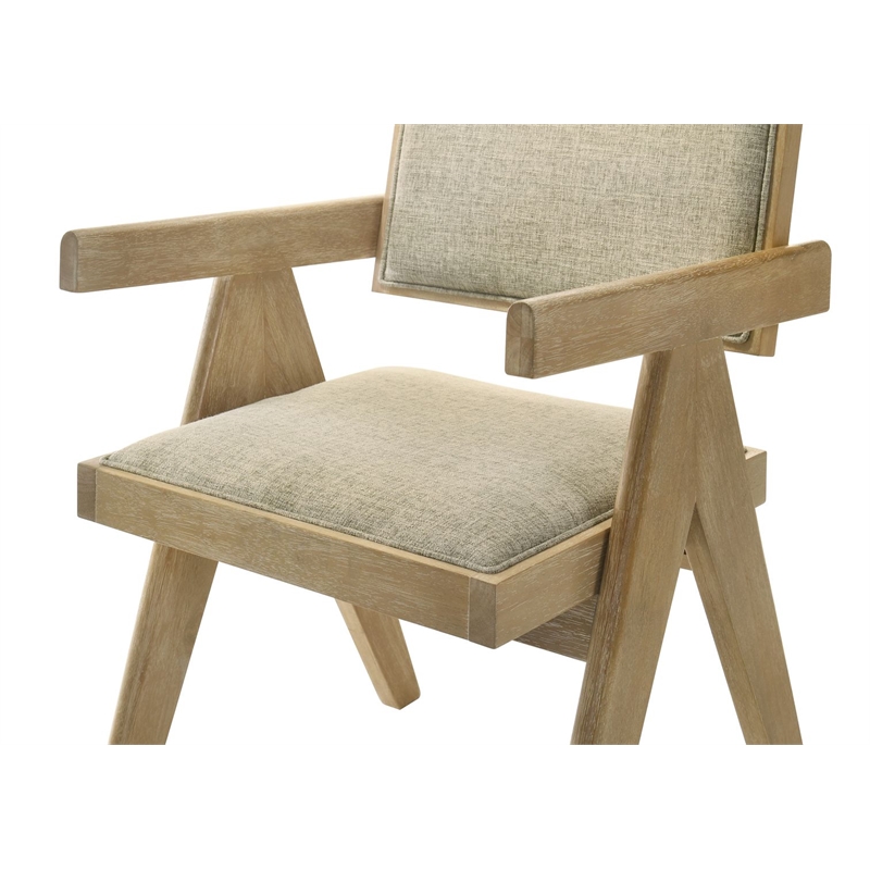 Best Master Furniture Malibu 7-Piece Transitional Driftwood Rectangle Dining Set