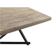 Best Master Furniture Manhattan Transitional Modern Rectangle Dining Table