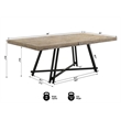 Best Master Furniture Manhattan 7-Piece Transitional Modern Rectangle Dining Set