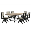 Best Master Furniture Manhattan 7-Piece Transitional Modern Rectangle Dining Set
