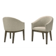 Best Master Furniture Newark Transitional Weather Grey Dining Chairs (Set of 2)