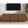 Best Master Furniture Questa Scandinavian Mid-Century 2-Door Cabinet (Brown)