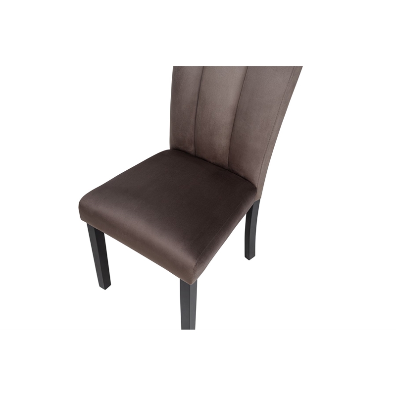 Best Master Furniture Sheridan Transitional Cedar Brown Dining Chairs (Set of 2)