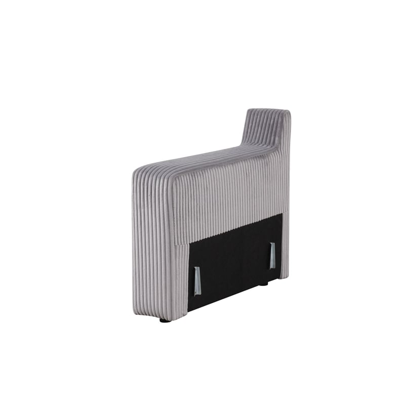 Best Master Furniture Solesse 9-Piece Contemporary Sectional Sofa (Grey)