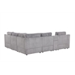 Best Master Furniture Solesse 8-Piece Contemporary Sectional Sofa (Grey)