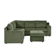 Best Master Furniture Solesse 9-Piece Contemporary Sectional Sofa (Green)