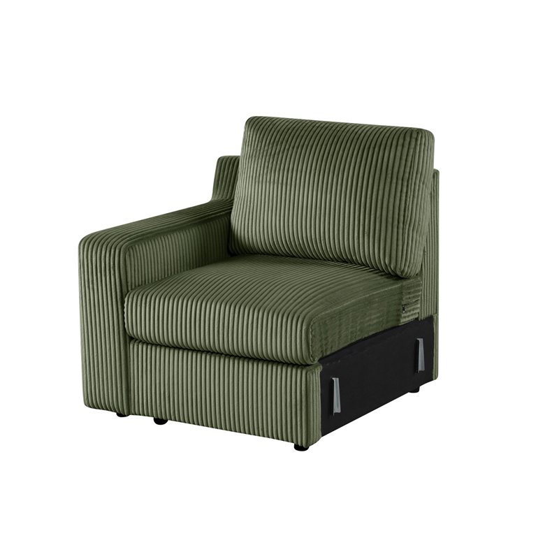Best Master Furniture Solesse 9-Piece Contemporary Sectional Sofa (Green)