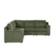 Best Master Furniture Solesse 8-Piece Contemporary Sectional Sofa (Green)