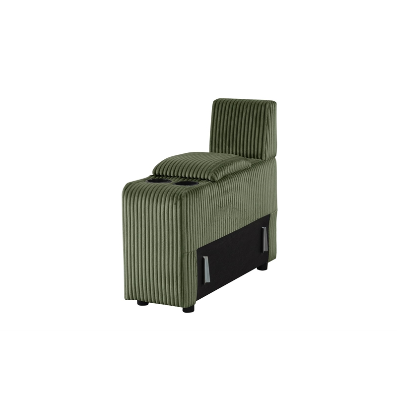 Best Master Furniture Solesse 8-Piece Contemporary Sectional Sofa (Green)