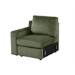 Best Master Furniture Solesse 8-Piece Contemporary Sectional Sofa (Green)