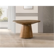 Best Master Furniture Terra Transitional Round Modern Coffee Table (Walnut)