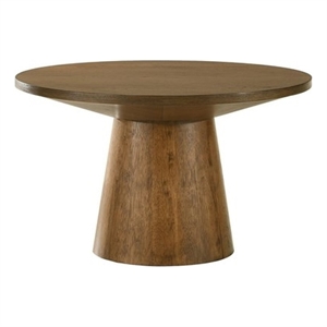 Best Master Furniture Terra Transitional Round Modern Coffee Table (Walnut)