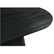 Best Master Furniture Terra Transitional Modern Oval Dining Table (Ebony Black)