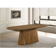 Best Master Furniture Terra Transitional Modern Oval Dining Table (Walnut)