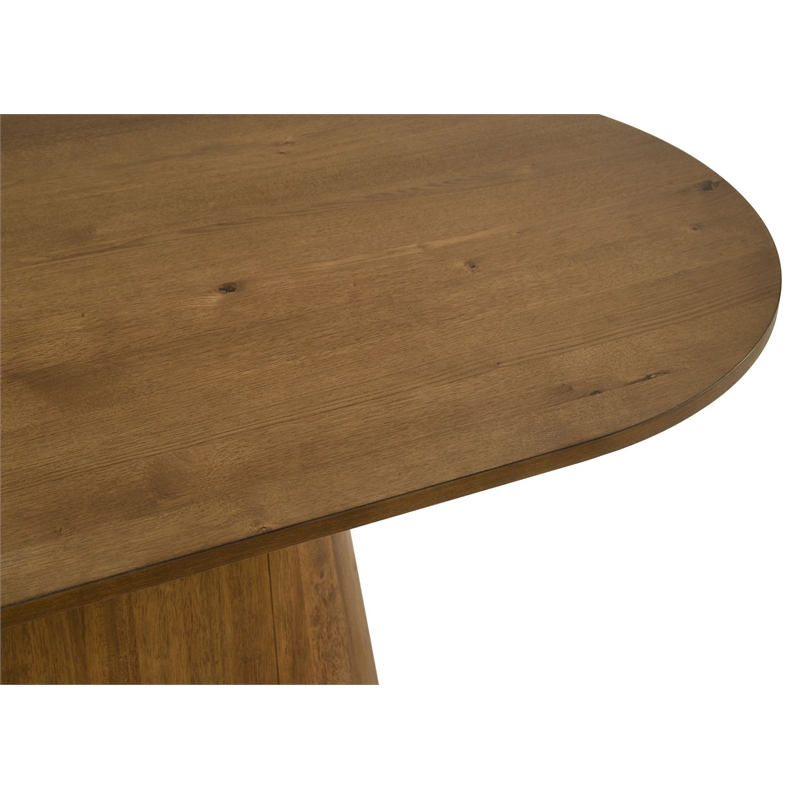 Best Master Furniture Terra Transitional Modern Oval Dining Table (Walnut)