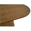 Best Master Furniture Terra Transitional Modern Oval Dining Table (Walnut)