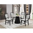 Best Master Furniture Timaro 5-Piece Transitional Modern Round Dining Set