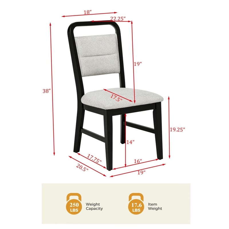 Best Master Furniture Timaro 5-Piece Transitional Modern Round Dining Set