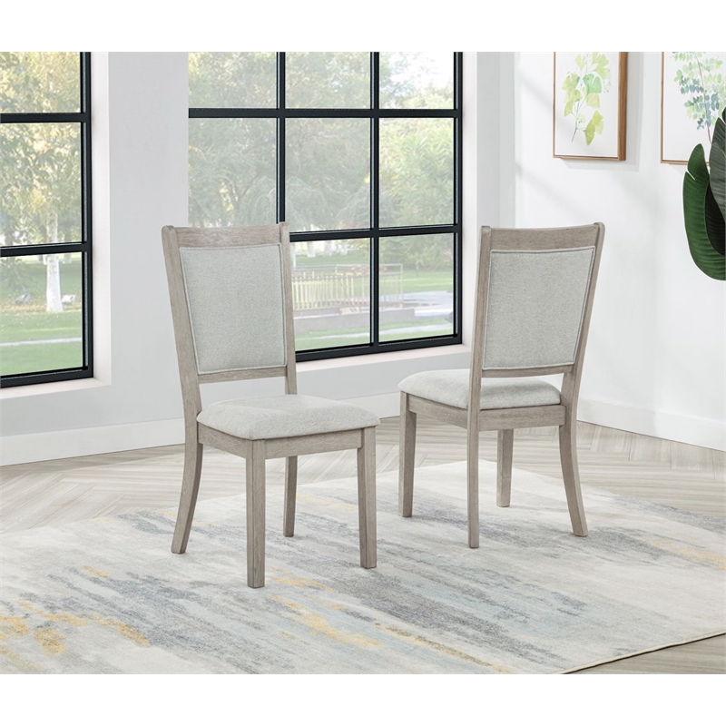 Best Master Furniture Timbria Transitional Upholstered Dining Chairs (Set of 2)