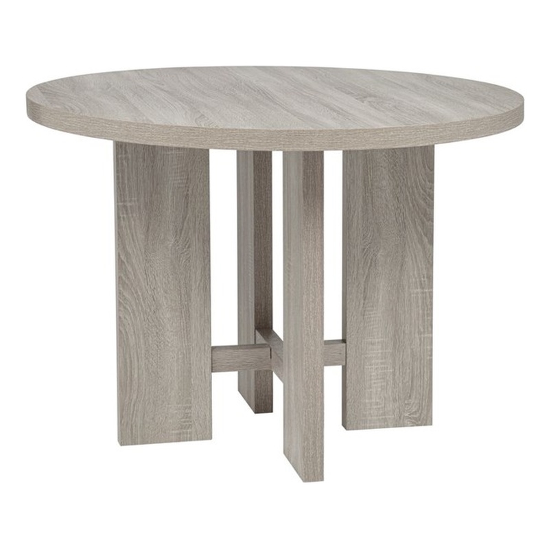 Best Master Furniture Timbria Transitional Modern Round Dining Table