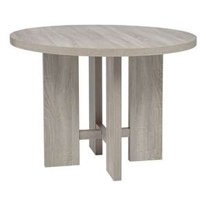 Best Master Furniture Timbria Transitional Modern Round Dining Table