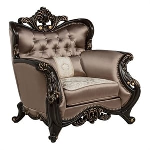 Best Master Furniture Tlerra Victorian Traditional Desert Sand Living Room Chair