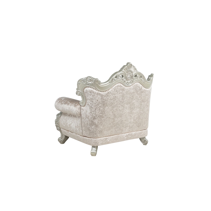 Best Master Furniture Tlerra Victorian Traditional Champagne Living Room Chair