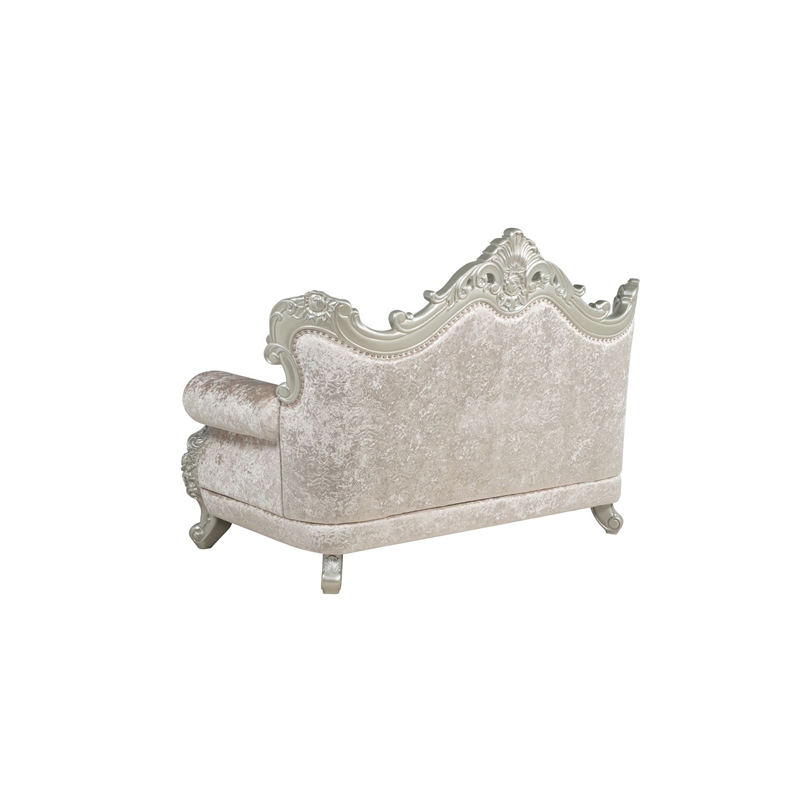 Best Master Furniture Tlerra Victorian Traditional Champagne Loveseat