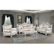 Best Master Furniture Tlerra Victorian Traditional Champagne Loveseat
