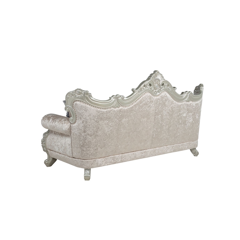 Best Master Furniture Tlerra Victorian Traditional Champagne Sofa