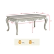 Best Master Furniture Tlerra Victorian Traditional Spring Bud Frame Coffee Table