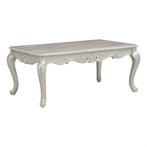 Best Master Furniture Tlerra Victorian Traditional Spring Bud Frame Coffee Table