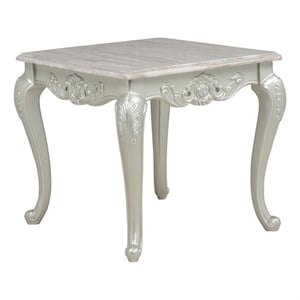 Best Master Furniture Tlerra Victorian Traditional Spring Bud Frame End Table