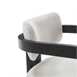 Best Master Furniture Tappelle Mid-Century Black Dining Arm Chair (Set of 2)