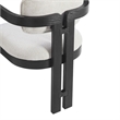 Best Master Furniture Tappelle Mid-Century Black Dining Arm Chair (Set of 2)