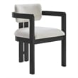 Best Master Furniture Tappelle Mid-Century Black Dining Arm Chair (Set of 2)