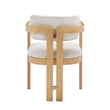 Best Master Furniture Tappelle Mid-Century Natural Dining Arm Chair (Set of 2)