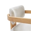Best Master Furniture Tappelle Mid-Century Natural Dining Arm Chair (Set of 2)
