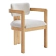 Best Master Furniture Tappelle Mid-Century Natural Dining Arm Chair (Set of 2)