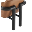 Best Master Furniture Tapporo Mid-Century Modern Black Accent Chair (Set of 1)
