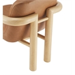 Best Master Furniture Tapporo Mid-Century Modern Natural Accent Chair (Set of 1)
