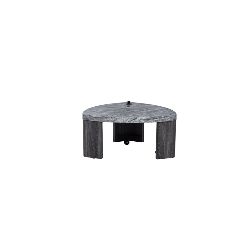 Best Master Furniture Tvoro Modern 2-Piece Swivel Nesting Coffee Table Set