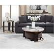 Best Master Furniture Tvano Modern 2-Piece Nesting Coffee Table with Stool