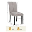 Best Master Furniture Yvonne Transitional Upholstered Dining Chairs (Set of 2)