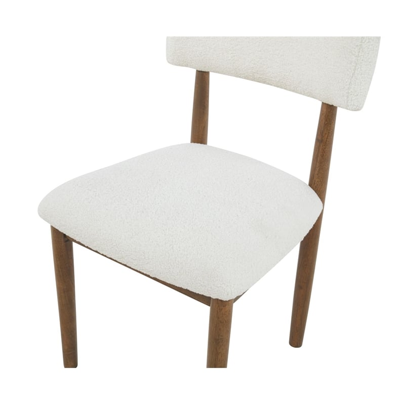 Best Master Furniture Yvetta Mid-Century Light Oak Dining Chairs (Set of 2)