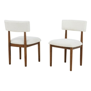 Best Master Furniture Yvetta Mid-Century Light Oak Dining Chairs (Set of 2)
