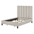 Best Master Furniture Talero Upholstered Bed Frame (California King/Wheat Beige)