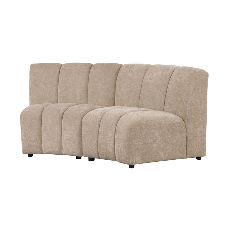 Best Master Furniture Sullessa Modular Armless Accent Chair Set of 1 (Camel)